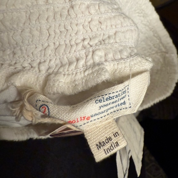 Odd Molly Love Crush White Asymmetric Ruffle Hem Skirt Medium/2 NWT - Picture 8 of 11